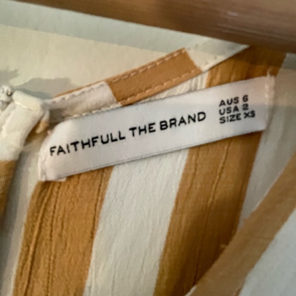 Faithfull the Brand Tiered Silk Mini Dress - Picture 3 of 3